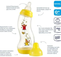 Difrax Fles - S-Fles Natural 0+ Maanden Bumba Banaan Geel - 250 Ml -Babyproducten Winkel 1200x1112 6