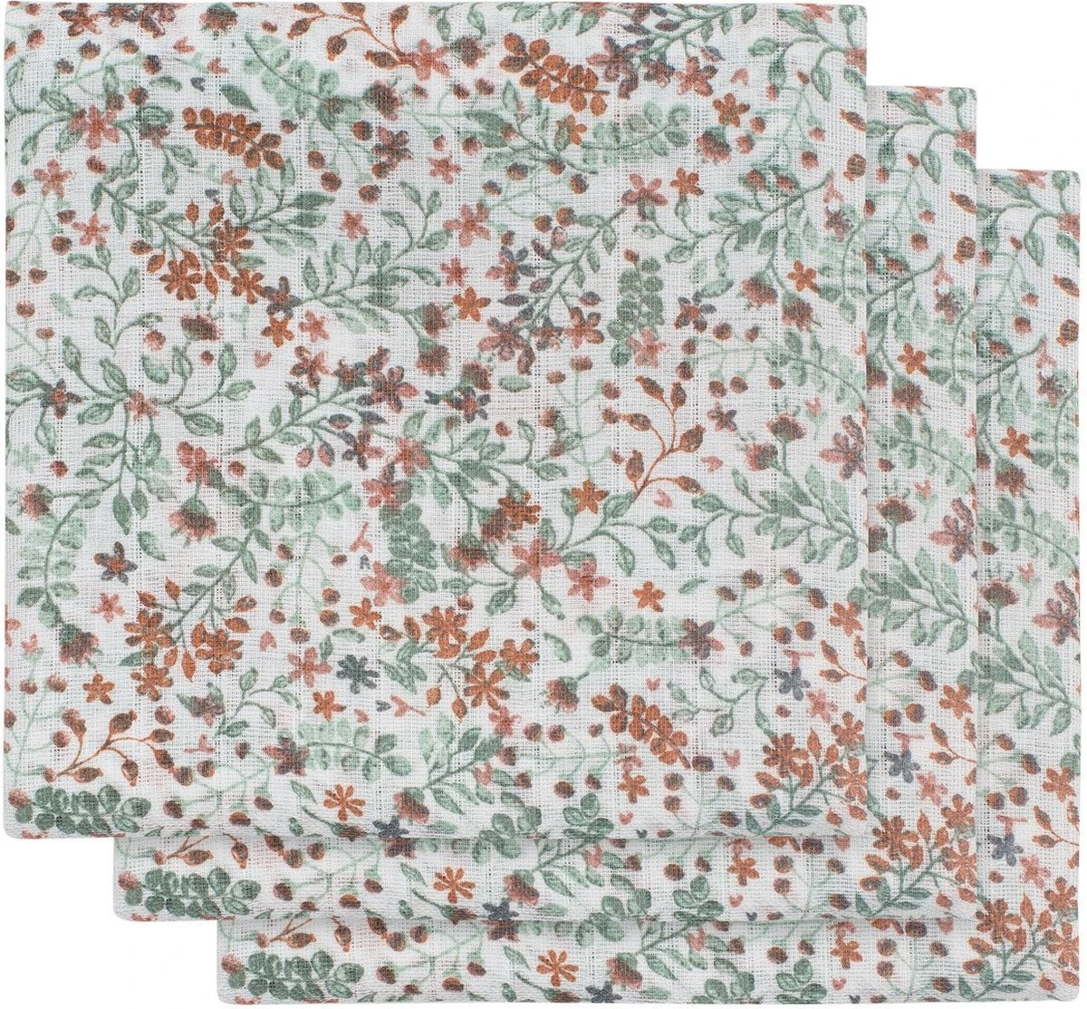 Jollein Hydrofiel Multidoek Snake 70x70cm - Ash Green - 3 Stuks 15 Jollein Hydrofiel Multidoek Snake 70x70cm - Ash Green - 3 Stuks - Afbeelding 15