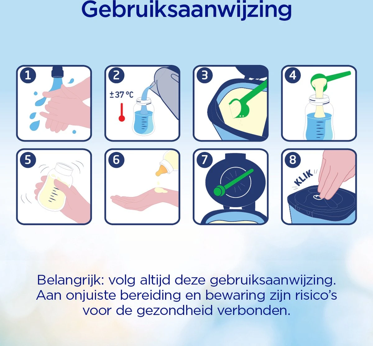 Nutrilon Melk & Plantaardig 1 - Volledige Zuigelingenvoeding 0-6 Maanden - 800g 9 Nutrilon Melk & Plantaardig 1 - Volledige Zuigelingenvoeding 0-6 Maanden - 800g - Afbeelding 9