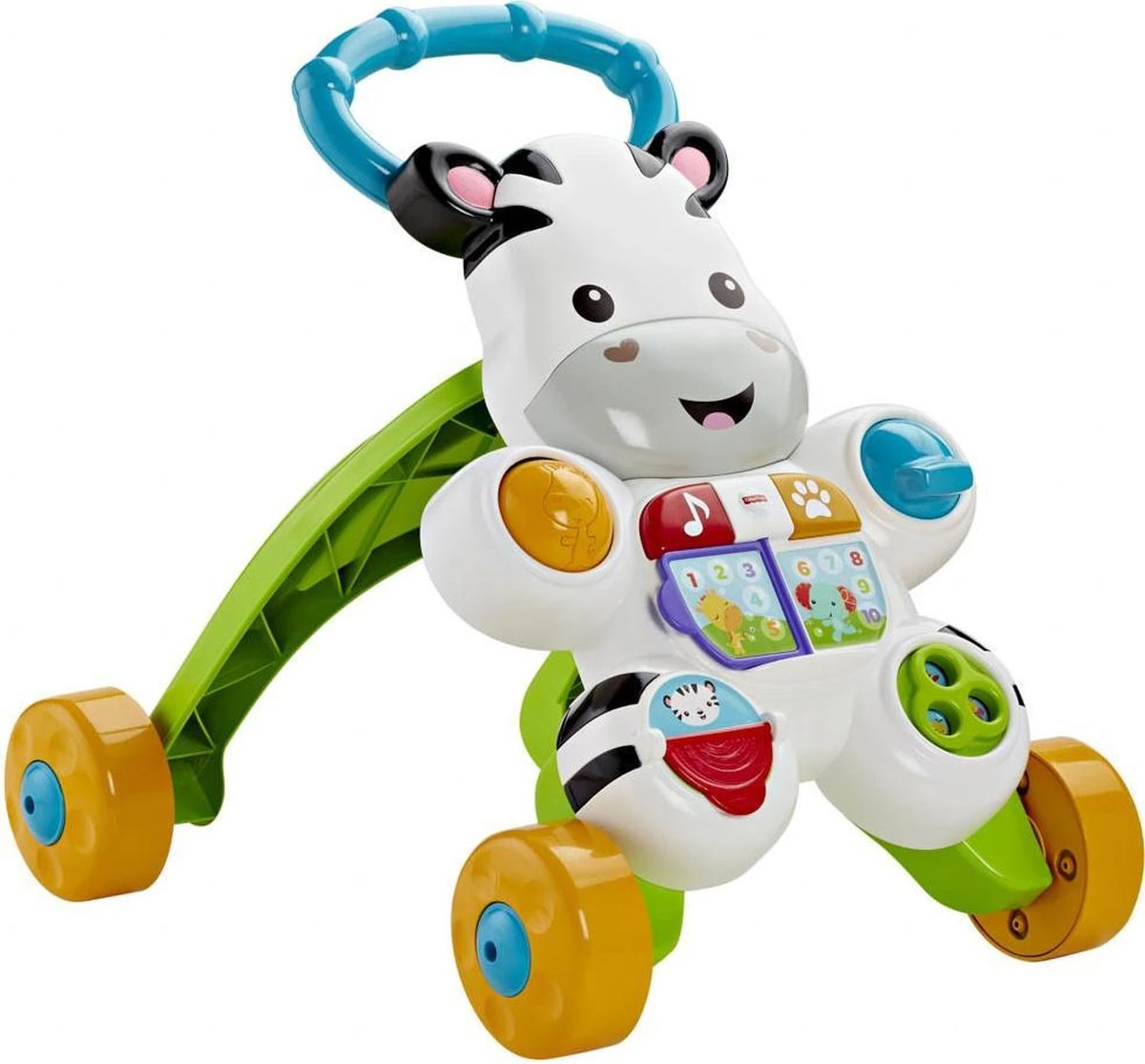 Fisher Price Fisher-Price Loop Met Mij Zebra - Looptrainer 1 Fisher Price Fisher-Price Loop Met Mij Zebra - Looptrainer