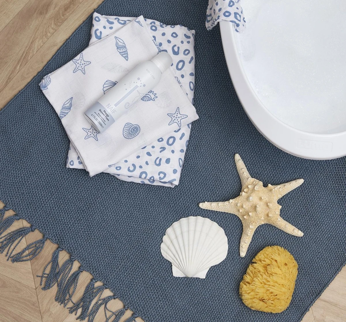 Meyco Shells Starterset - 9-pack - Hydrofiel - Denim 2 Meyco Shells Starterset - 9-pack - Hydrofiel - Denim - Afbeelding 2