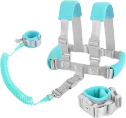 MijnNami 2 In 1 Harnas En Polstuigje – Kindertuigje En Polstuigje Met Slot – Mint -Babyproducten Winkel 1200x1118 7