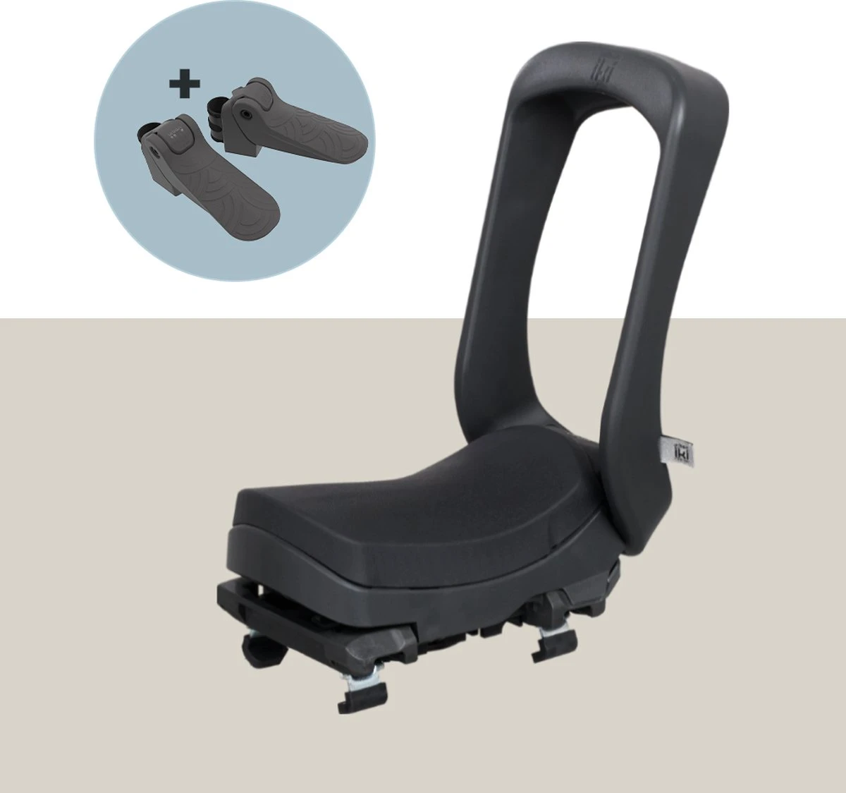 Urban Iki Junior Fietszitje - Black 1 Urban Iki Junior Fietszitje - Black