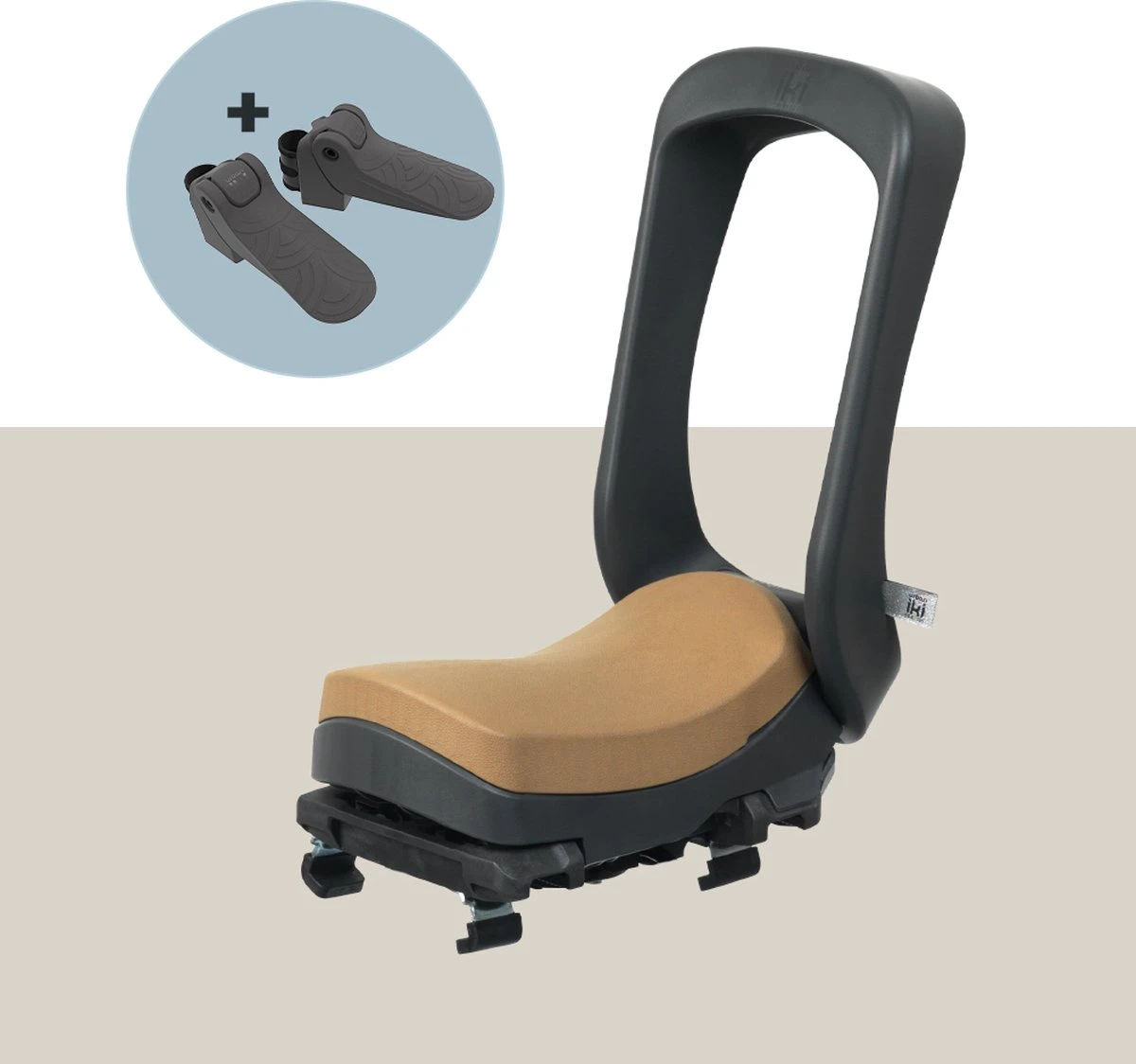 Urban Iki - Junior Fietszitje - Bincho Black/ Kurumi Brown 1 Urban Iki - Junior Fietszitje - Bincho Black/ Kurumi Brown