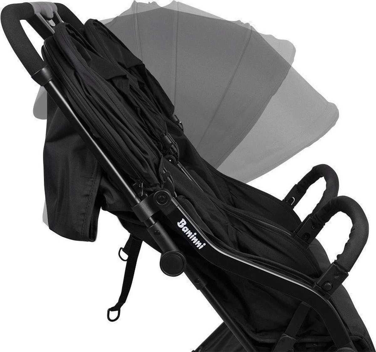 Baninni Duo Buggy Adige Zwart 16 Baninni Duo Buggy Adige Zwart - Afbeelding 16