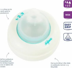 Difrax 1-2-3 Wide Flessenring Met Flessenspeen Voor Brede Babyflessen 27 Difrax 1-2-3 Wide Flessenring Met Flessenspeen Voor Brede Babyflessen -Babyproducten Winkel 1200x1125 15