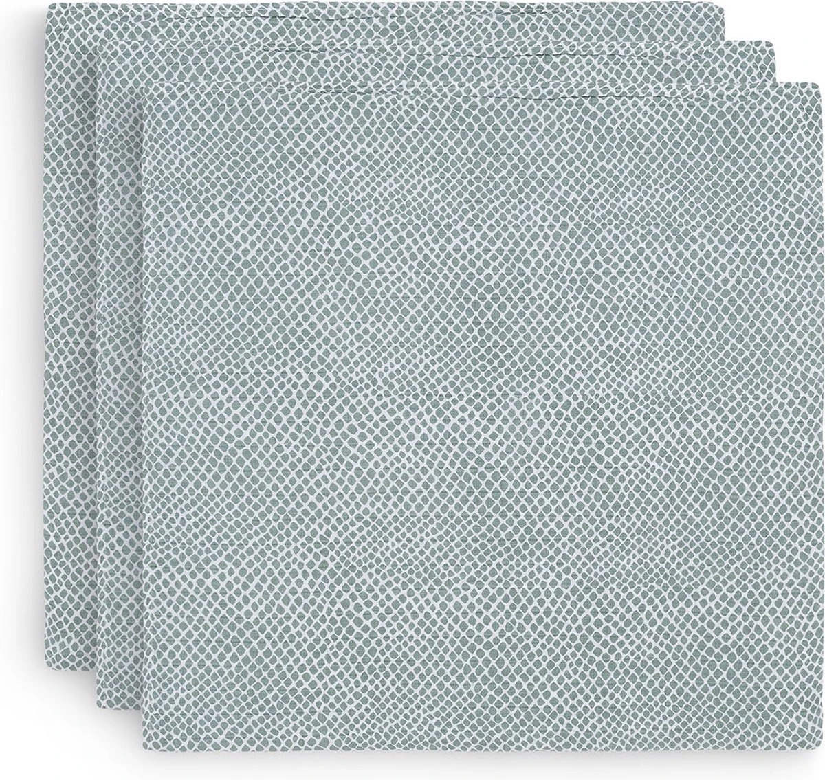 Jollein Hydrofiel Multidoek Snake 70x70cm - Ash Green - 3 Stuks 18 Jollein Hydrofiel Multidoek Snake 70x70cm - Ash Green - 3 Stuks - Afbeelding 18