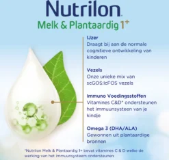 Nutrilon Melk & Plantaardig 1+ - Dreumesdrink Vanaf 12 Maanden - 800 Gram -Babyproducten Winkel 1200x1138 6