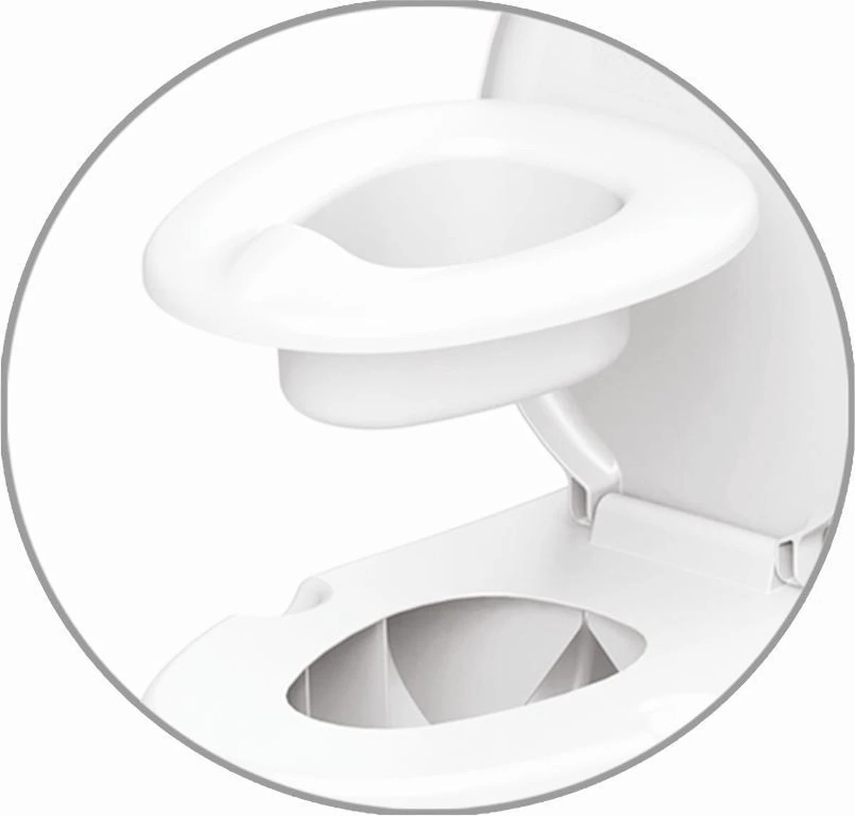WC Potje - Babystartup - White - Potty – WC Potje Baby – WC Potje Peuter Met Geluid – Potty Training – Potty Training Seat - WC Potje Kind – WC Potje Peuter Jongens – Zindelijkheid 3 WC Potje - Babystartup - White - Potty – WC Potje Baby – WC Potje Peuter Met Geluid – Potty Training – Potty Training Seat - WC Potje Kind – WC Potje Peuter Jongens – Zindelijkheid - Afbeelding 3