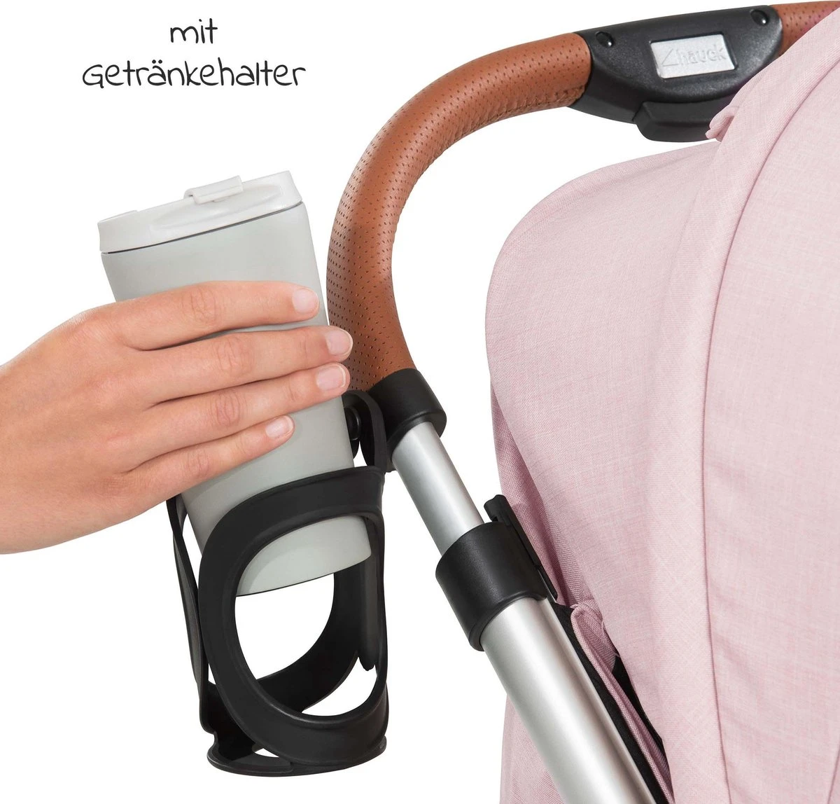 Hauck UpTown Buggy - Met één Hand Opvouwbaar - Roze 12 Hauck UpTown Buggy - Met één Hand Opvouwbaar - Roze - Afbeelding 12