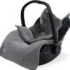 Jollein Voetenzak Voor Autostoel & Kinderwagen - Basic Knit - Stone Grey