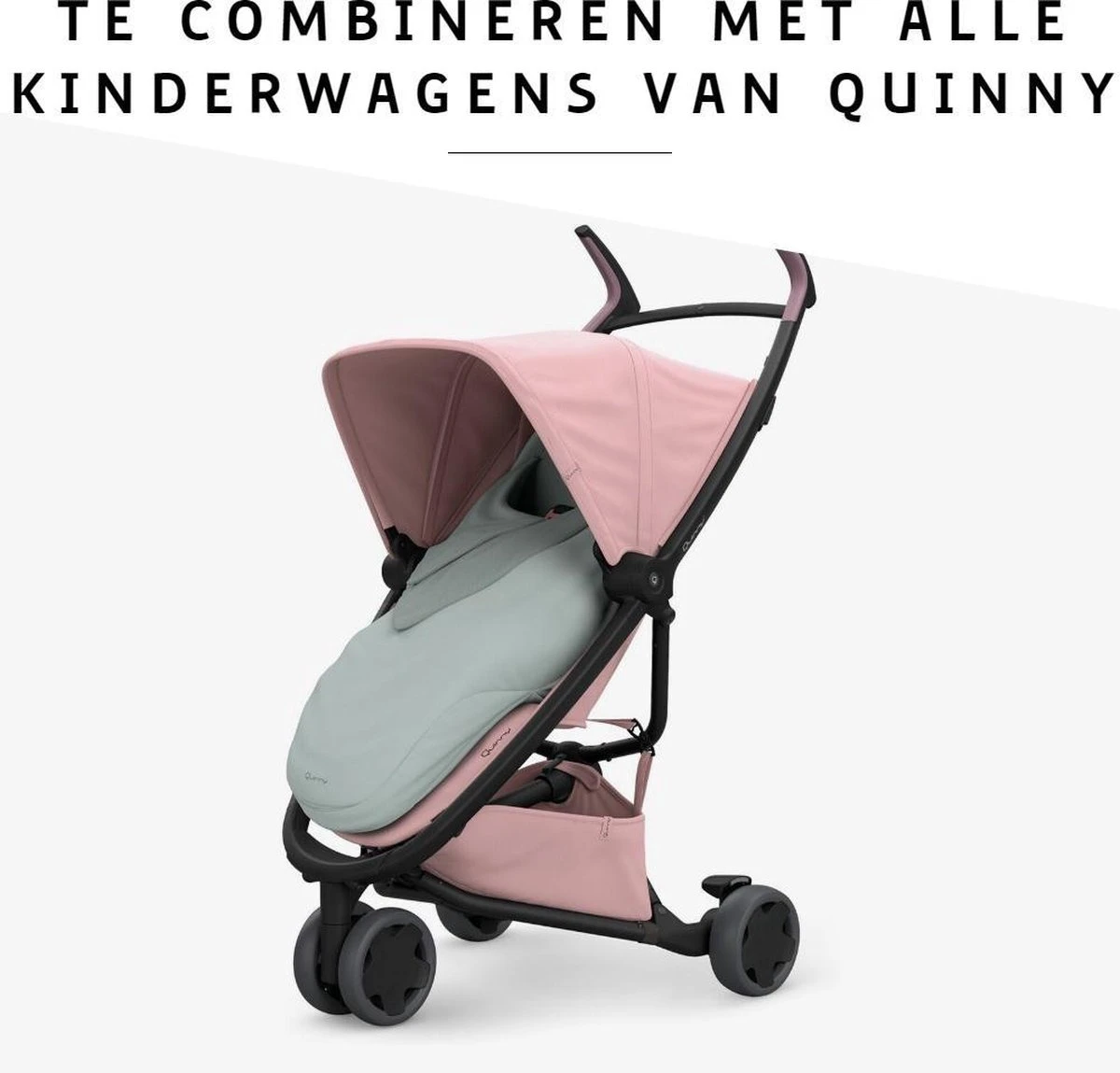 Quinny Kinderwagen Voetenzak - Footmuf Grey 2 Quinny Kinderwagen Voetenzak - Footmuf Grey - Afbeelding 2