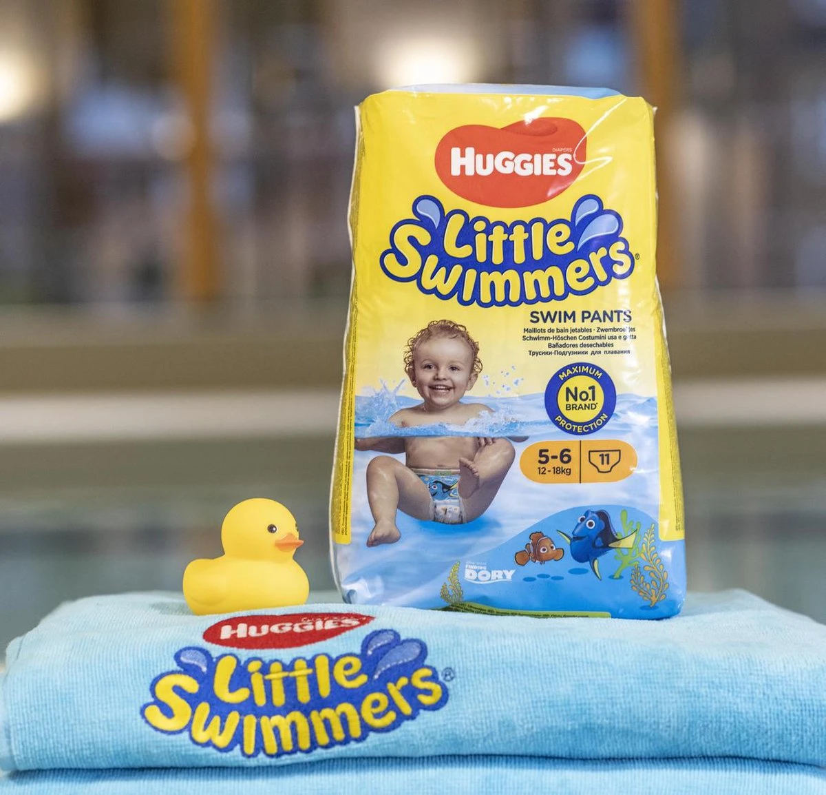 Huggies Little Swimmers - Zwemluiers - Maat 5/6 - (12 Tot 18 Kg) - Voordeelverpakking - 33 Stuks 5 Huggies Little Swimmers - Zwemluiers - Maat 5/6 - (12 Tot 18 Kg) - Voordeelverpakking - 33 Stuks - Afbeelding 5