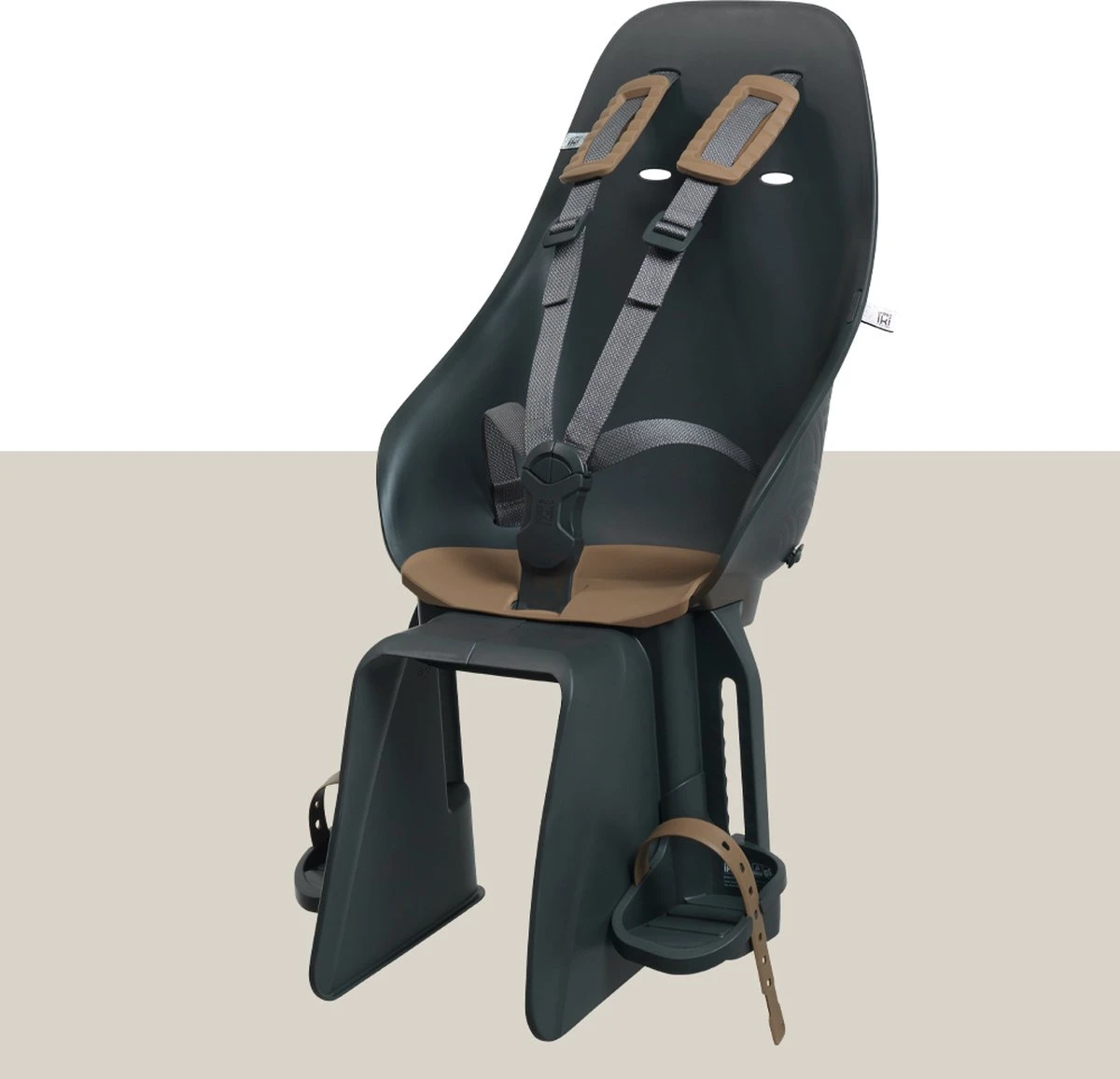 Urban Iki Fietsstoeltje Achter - Bincho Black/Kurumi Brown 1 Urban Iki Fietsstoeltje Achter - Bincho Black/Kurumi Brown