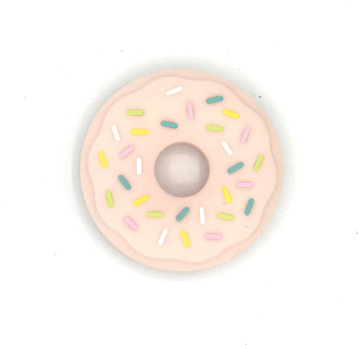 Donut Bijtketting Kauwsieraad - Roze 4 Donut Bijtketting Kauwsieraad - Roze - Afbeelding 4
