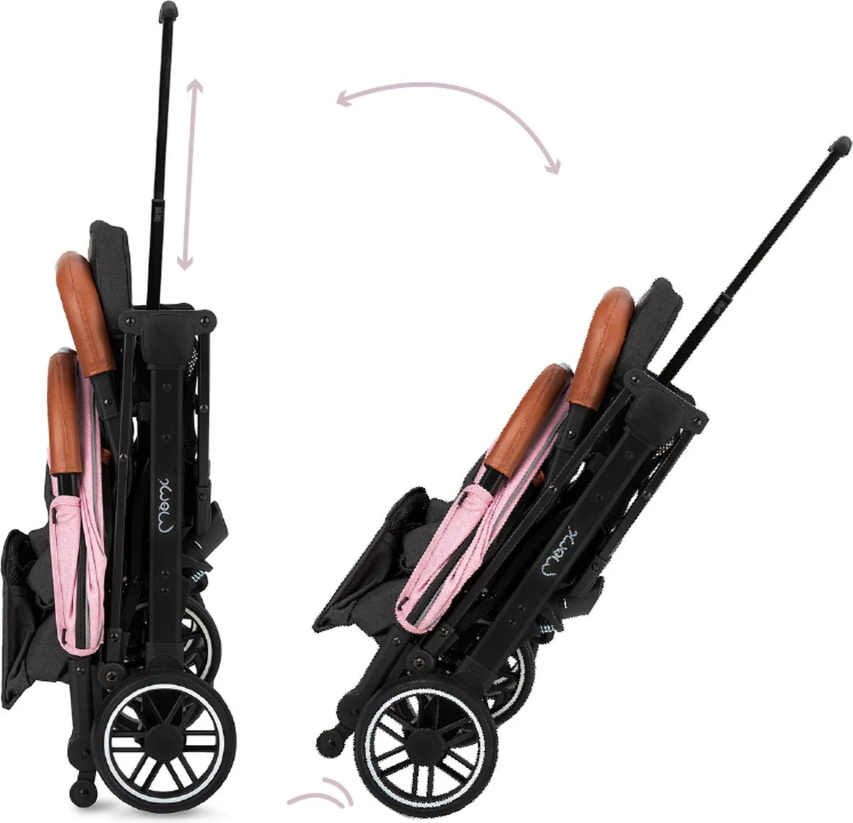 Momi Estelle Pink Wandelwagen WOSP00004 8 Momi Estelle Pink Wandelwagen WOSP00004 - Afbeelding 8