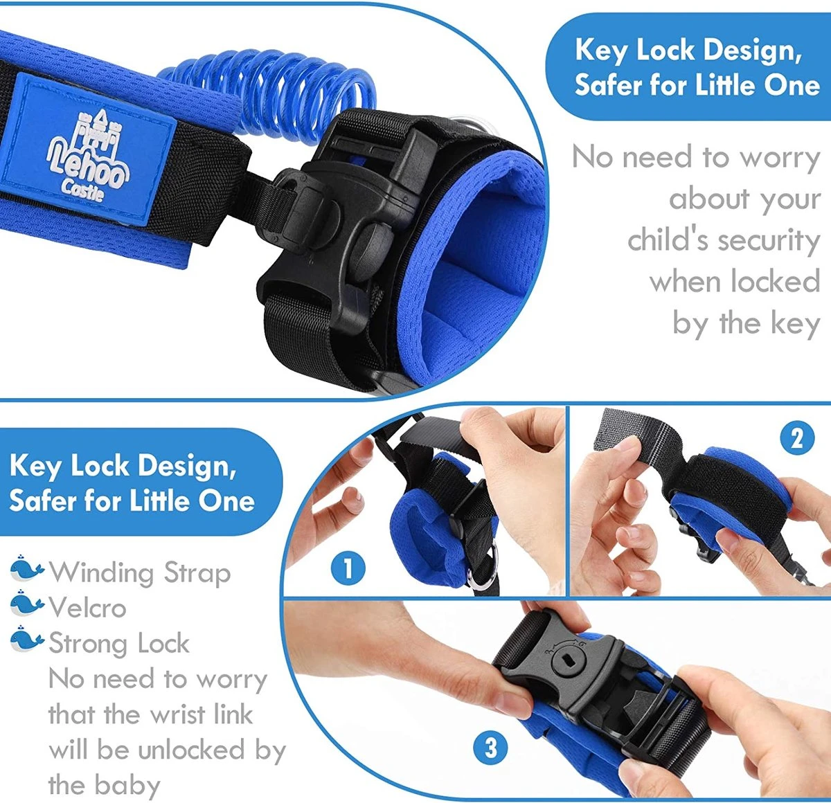 Veiligheidstuigje, Rugzakje. Veiligheidslijn Voor Kinderen, Polsband En Riem. Voorkomt Verdwalen Of Weglopen Van Uw Kind. 7 Veiligheidstuigje, Rugzakje. Veiligheidslijn Voor Kinderen, Polsband En Riem. Voorkomt Verdwalen Of Weglopen Van Uw Kind. - Afbeelding 7