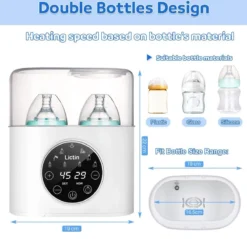 Merkloos Lictin Flessensterilisator En Flessenwarmer -Babyproducten Winkel 1200x1161 12