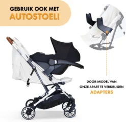Deryan Luxe Rolo X2 Dubbele Buggy - Duo Buggy - Creme 18 Deryan Luxe Rolo X2 Dubbele Buggy - Duo Buggy - Creme -Babyproducten Winkel 1200x1167 8