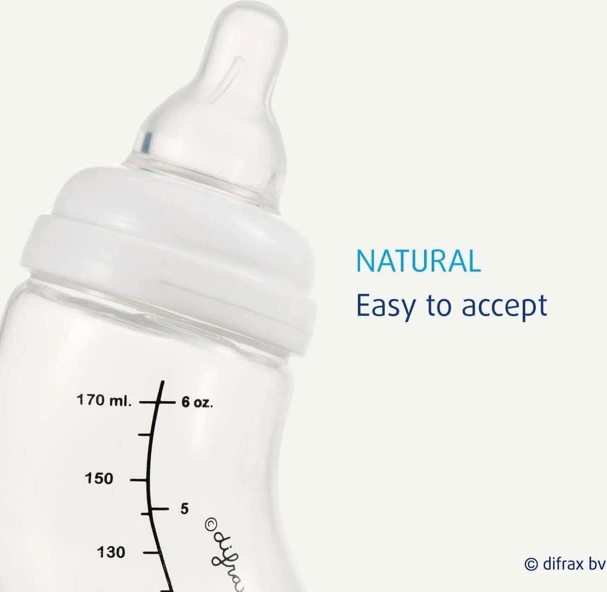 Difrax Flessenspeen Natural - Maat Large - 2 Stuks 6 Difrax Flessenspeen Natural - Maat Large - 2 Stuks - Afbeelding 6