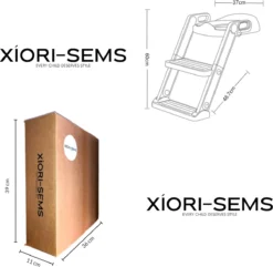 XIORI-SEMS - WC Verkleiner Met Trapje - Toiletverkleiner - Wit Met Goud - Toilettrainer - 2 Tot 7 Jaar - Met Beloningssysteem -Babyproducten Winkel 1200x1171 3