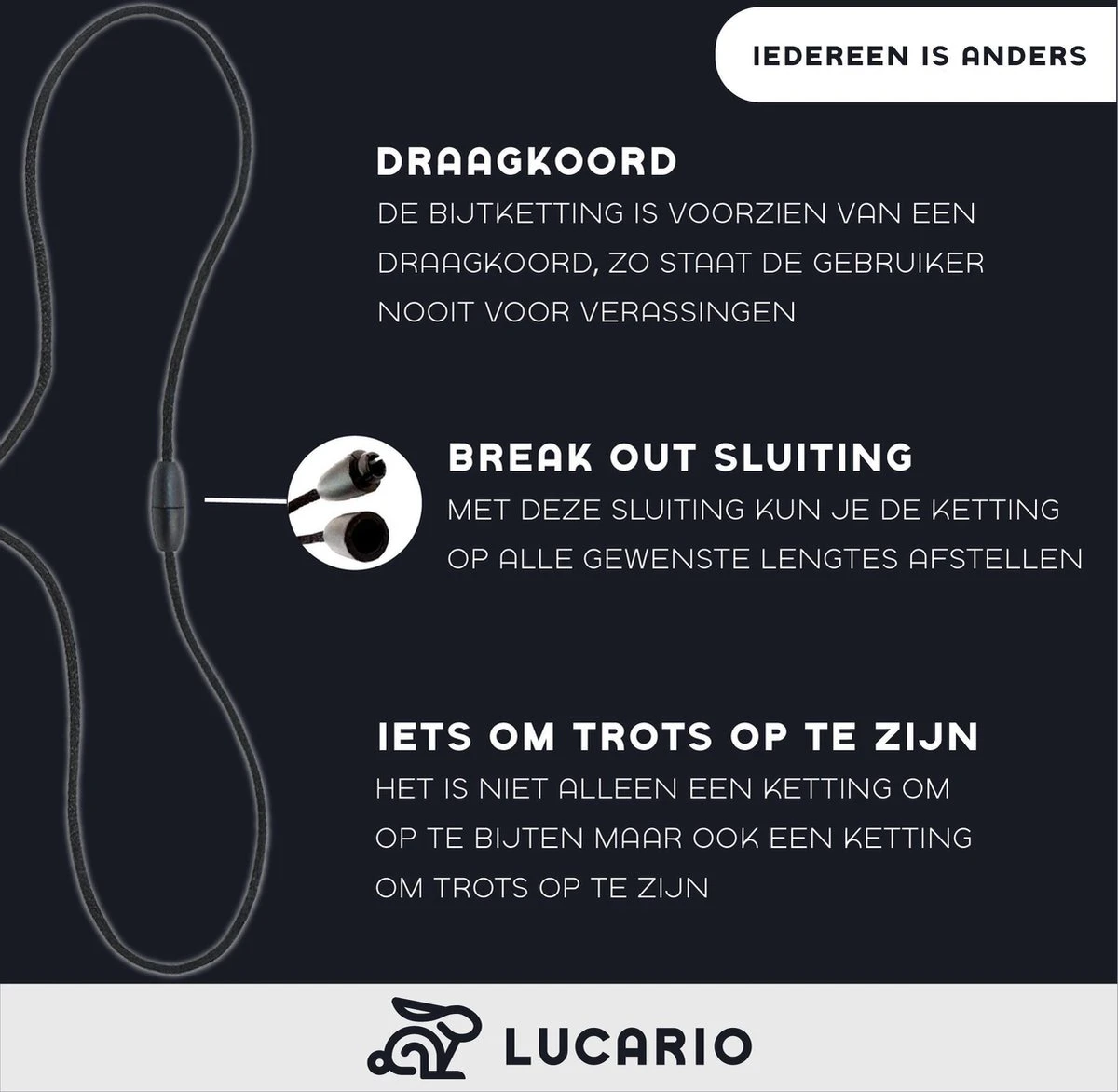 Bijtketting - Kauwketting | Bouwblokje Patroon Oranje 8 Bijtketting - Kauwketting | Bouwblokje Patroon Oranje - Afbeelding 8