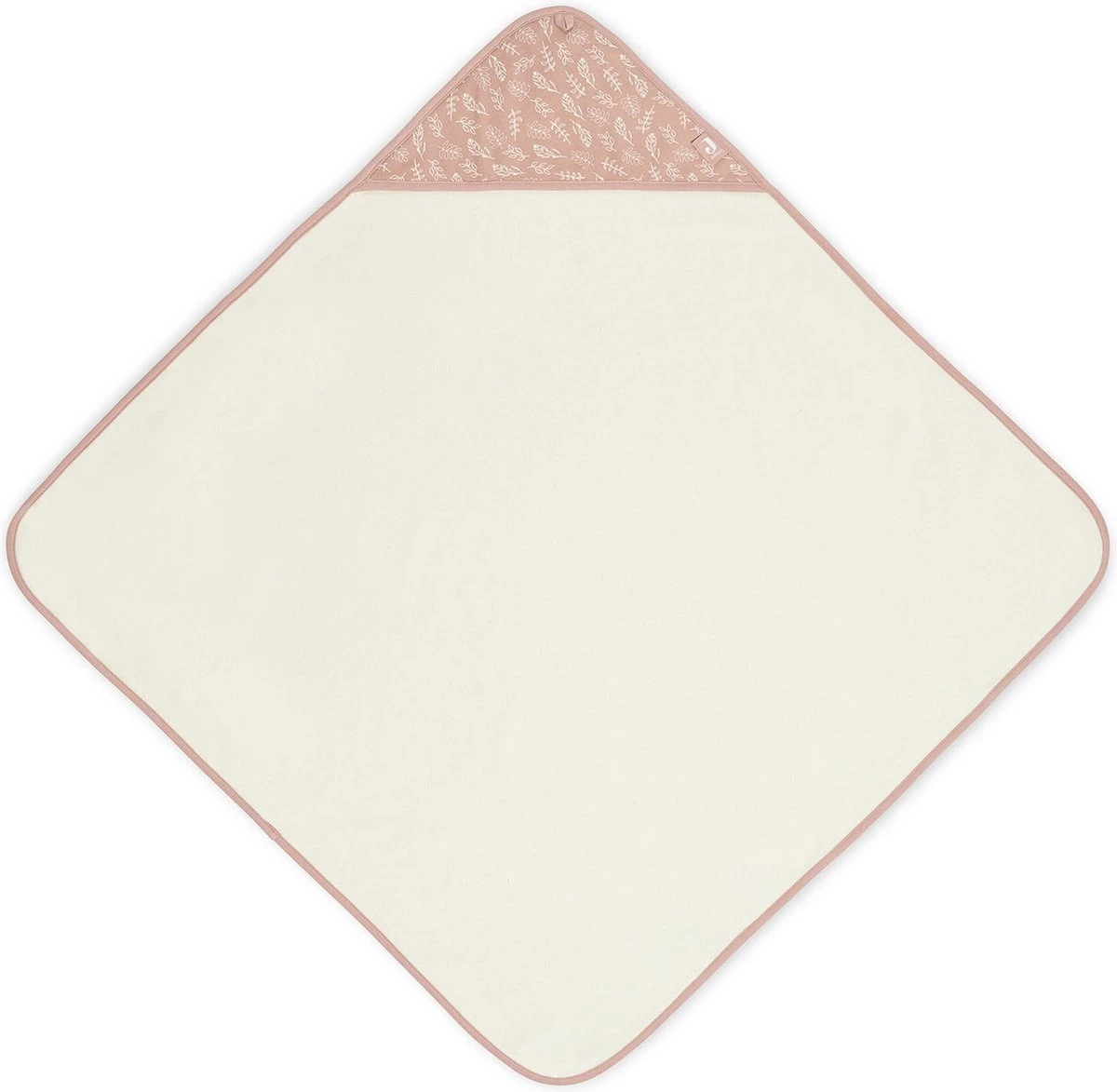 Jollein Badcape Meadow 75x75cm - Rosewood 4 Jollein Badcape Meadow 75x75cm - Rosewood - Afbeelding 4