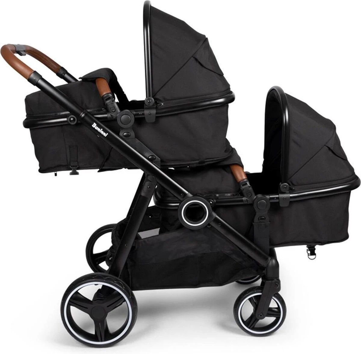 Baninni Voetenzak Voor Luiz Duo Kinderwagen Zwart 4 Baninni Voetenzak Voor Luiz Duo Kinderwagen Zwart - Afbeelding 4