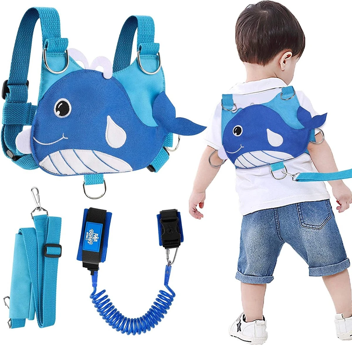 Veiligheidstuigje, Rugzakje. Veiligheidslijn Voor Kinderen, Polsband En Riem. Voorkomt Verdwalen Of Weglopen Van Uw Kind. 1 Veiligheidstuigje, Rugzakje. Veiligheidslijn Voor Kinderen, Polsband En Riem. Voorkomt Verdwalen Of Weglopen Van Uw Kind.