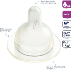 Difrax Flessenspeen Papspeen Wide/Breed - Maat XL - 2 Stuks -Babyproducten Winkel 1200x1176 12