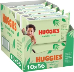 Huggies Billendoekjes - Natural Care - 10 X 56 Stuks - 560 Doekjes - Voordeelverpakking 21 Huggies Billendoekjes - Natural Care - 10 X 56 Stuks - 560 Doekjes - Voordeelverpakking -Babyproducten Winkel 1200x1176 2