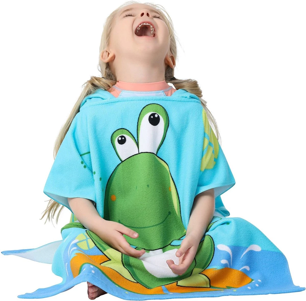 JAXY Badcape Baby - Badcape - Baby Badjas - Omslagdoek - Omslagdoek - Baby Handdoek Met Capuchon - Strandhanddoek - Badponcho - Poncho Handdoek - Microfiber - 60x90cm - Kikker 1 JAXY Badcape Baby - Badcape - Baby Badjas - Omslagdoek - Omslagdoek - Baby Handdoek Met Capuchon - Strandhanddoek - Badponcho - Poncho Handdoek - Microfiber - 60x90cm - Kikker