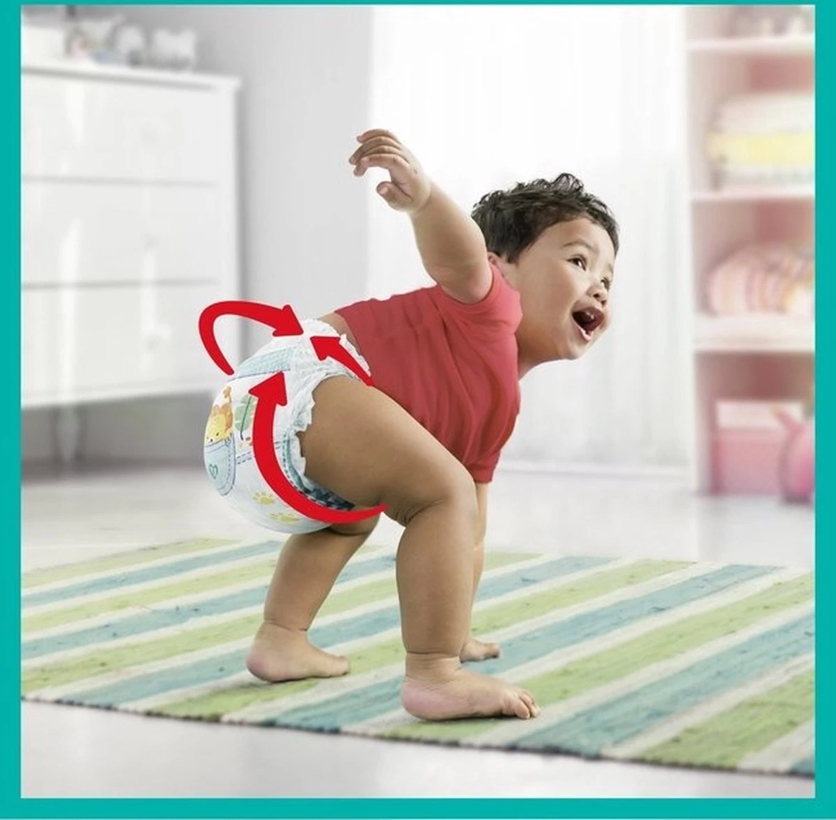 Pampers® Pampers - Baby Dry Pants - Maat 7 - Mega Pack - 63 Luierbroekjes 5 Pampers® Pampers - Baby Dry Pants - Maat 7 - Mega Pack - 63 Luierbroekjes - Afbeelding 5