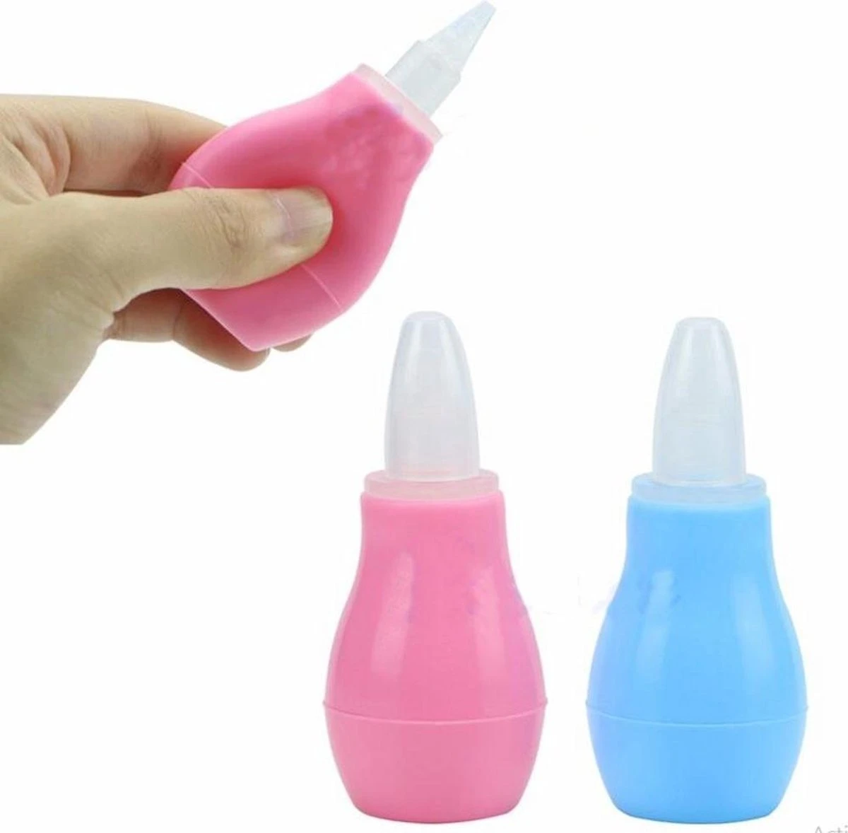 Merkloos Neuszuiger Roze – Baby Neuszuiger – Neuspompje - Roze 2 Merkloos Neuszuiger Roze – Baby Neuszuiger – Neuspompje - Roze - Afbeelding 2