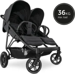 Hauck Uptown Duo Melange Broertje/zusje Kinderwagen Black -Babyproducten Winkel 1200x1180 15