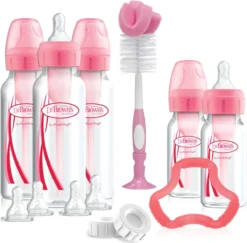Dr. Brown's Options+ Anti-colic - Giftset Standaardfles - Roze