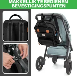 Brisby Slijtvaste Luiertas – Verzorgingstas – Met Buggymontage - Zwart 18 Brisby Slijtvaste Luiertas – Verzorgingstas – Met Buggymontage - Zwart -Babyproducten Winkel 1200x1181 9