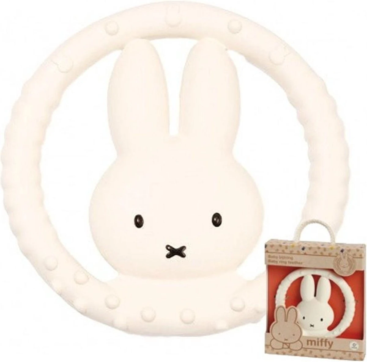 Bambolino Toys - Nijntje Bijtring - Natuurlijk Rubber - Kraamcadeau - Baby 1 Bambolino Toys - Nijntje Bijtring - Natuurlijk Rubber - Kraamcadeau - Baby