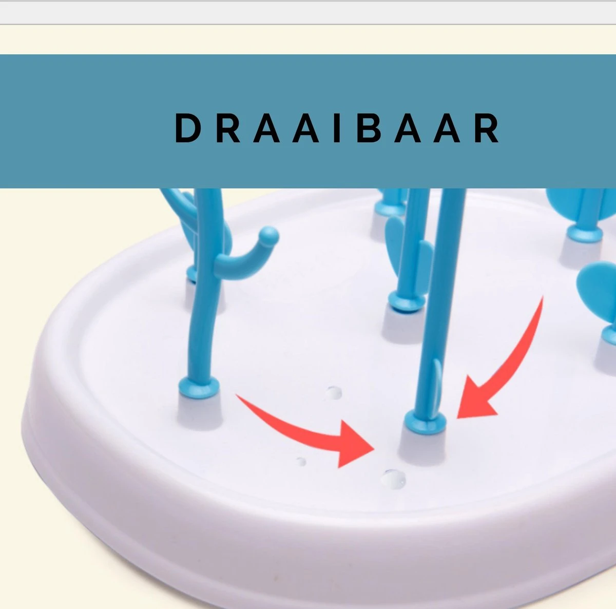 Merkloos Babyfles Droogrek - Flessen Droogrek - Afdruiprek Met Lekbak - Afwasrek - Baby Flesjes Droogrek - Flessenrek - Kraamcadeau - Baby Cadeau - Blauw 4 Merkloos Babyfles Droogrek - Flessen Droogrek - Afdruiprek Met Lekbak - Afwasrek - Baby Flesjes Droogrek - Flessenrek - Kraamcadeau - Baby Cadeau - Blauw - Afbeelding 4