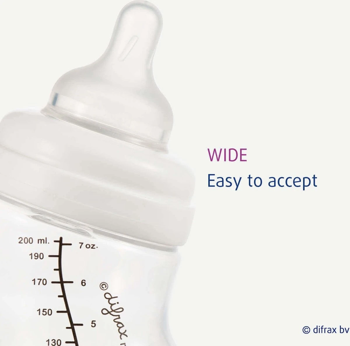 Difrax Flessenspeen Wide Voor Brede Babyflessen - Maat Small - 2 Stuks 2 Difrax Flessenspeen Wide Voor Brede Babyflessen - Maat Small - 2 Stuks - Afbeelding 2