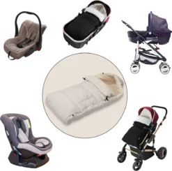 Monzana Kinderwagen Voetenzak Beige | Teddy | Maxi-Cosi | Met Opbergtas 21 Monzana Kinderwagen Voetenzak Beige | Teddy | Maxi-Cosi | Met Opbergtas -Babyproducten Winkel 1200x1188 9