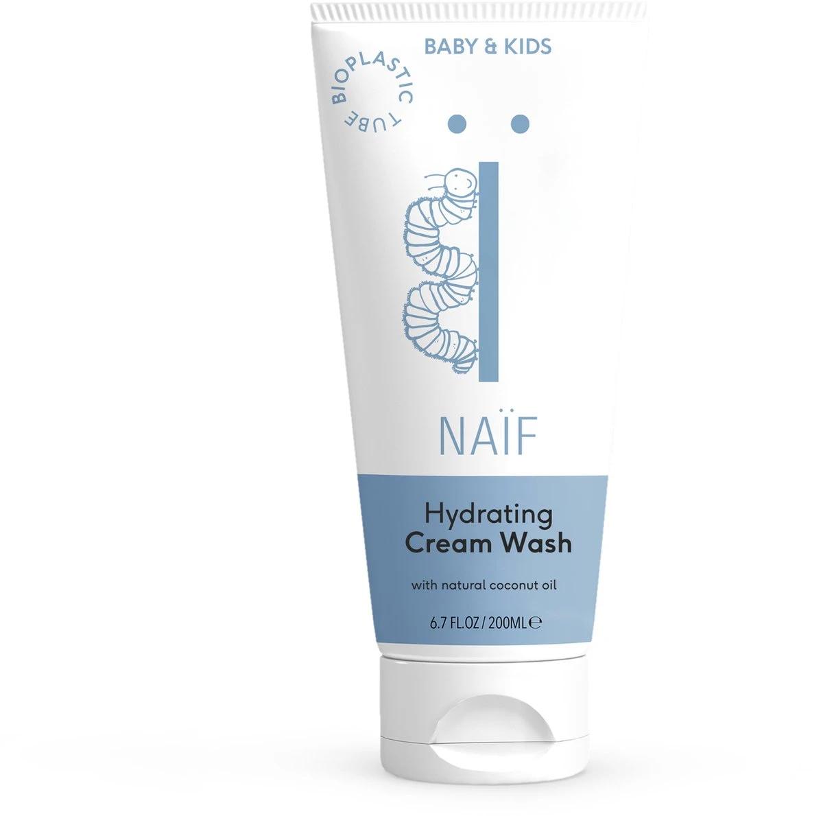 Naïf Hydraterende Wascrème - Babyverzorging - 200ml - Met Natuurlijke Ingrediënten 1 Naïf Hydraterende Wascrème - Babyverzorging - 200ml - Met Natuurlijke Ingrediënten
