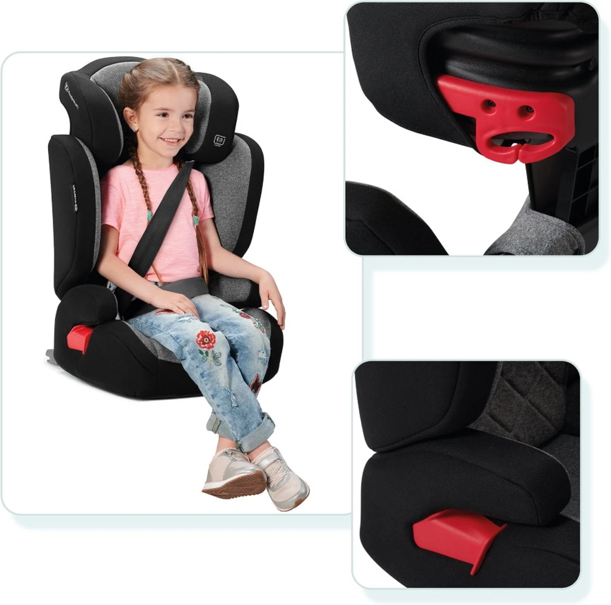 Kinderkraft Xpand Black 15-36 Kg Isofix Autostoel XPANBLK 12 Kinderkraft Xpand Black 15-36 Kg Isofix Autostoel XPANBLK - Afbeelding 12