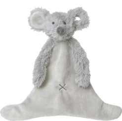 Happy Horse Muis Mindy Knuffeldoekje - Grijs - Baby Cadeau