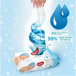 Huggies Billendoekjes - Baby Wipes - Pure Extra Care - 99% Water 56 Doekjes -Babyproducten Winkel 1200x1191