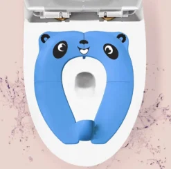 Merkloos Panda Toiletbril - Opvouwbaar In Opberg Tasje - Voor Kinderen - WC Bril Verkleinen - Zindelijkheidstraining - Wit -Babyproducten Winkel 1200x1191 5