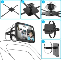 Adabol Autospiegel Baby – Achteruitkijkspiegel – Veiligheid – Baby Autospiegel – Kinderspiegel – Baby On Board 14 Adabol Autospiegel Baby – Achteruitkijkspiegel – Veiligheid – Baby Autospiegel – Kinderspiegel – Baby On Board -Babyproducten Winkel 1200x1191 6