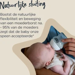 Tommee Tippee Advanced Anti-Colic Zuigfles Spenen, Borst-achtig, Zacht Silicone, Normale Uitstroomsnelheid, 3m+, Verpakking Van 2 -Babyproducten Winkel 1200x1194 11