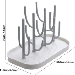 Ever Home Flessen Droogrek - Baby Flessenrek - Afdruiprek Baby - Droogrek - Drying Rack - Wit -Babyproducten Winkel 1200x1194 7