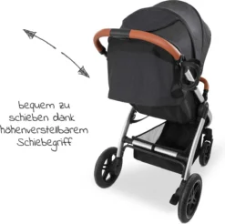 Hauck UpTown Buggy - Met één Hand Opvouwbaar - Zwart -Babyproducten Winkel 1200x1196 16
